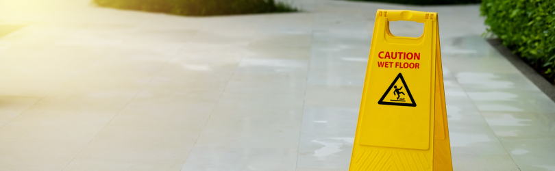 wet floor sign