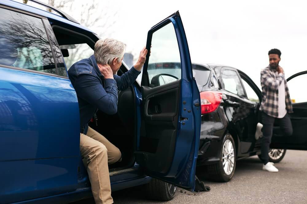 Car crash from brake checking resulting in tailgating